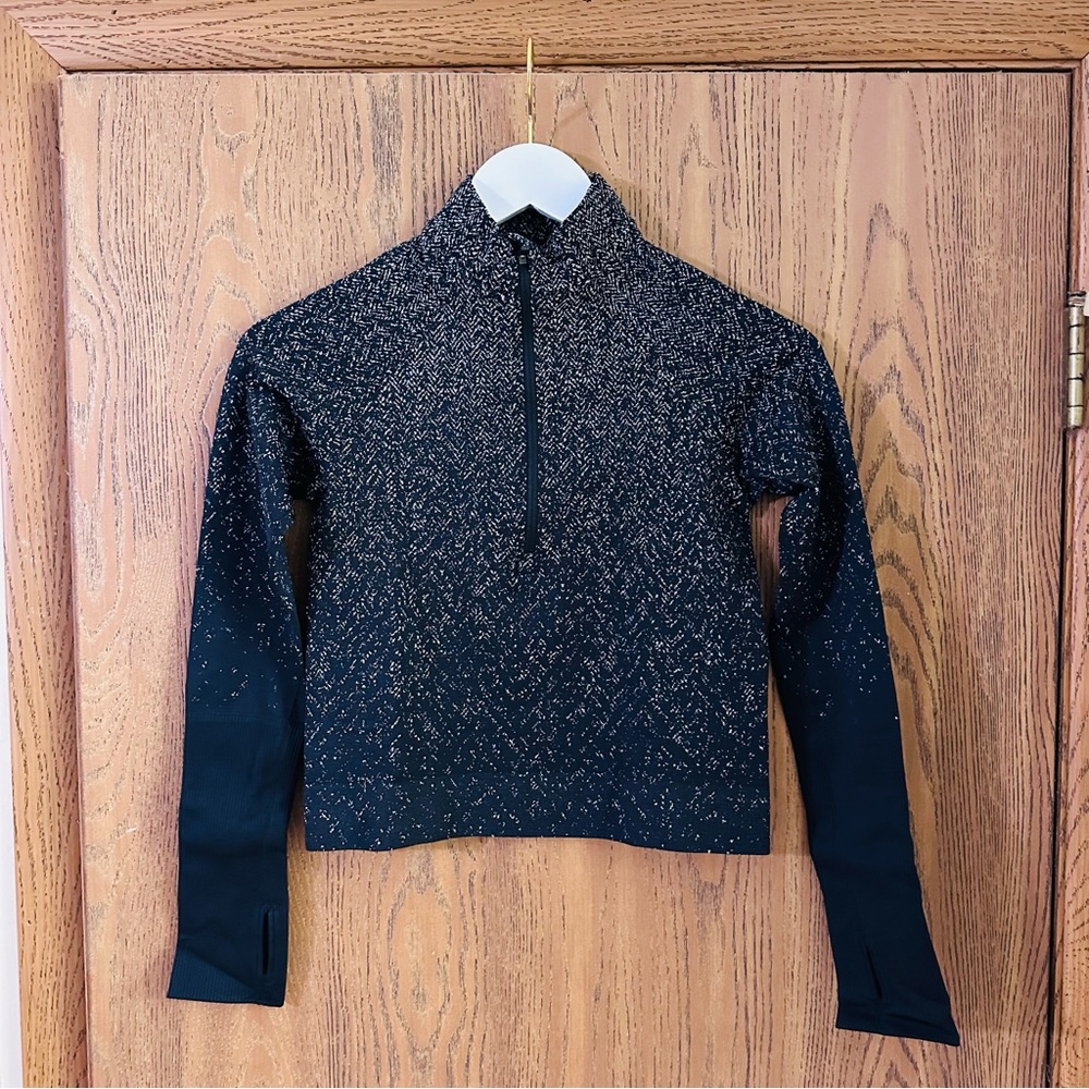 Lululemon Rest Less 1/2 Zip Dark Cast Longsleeve